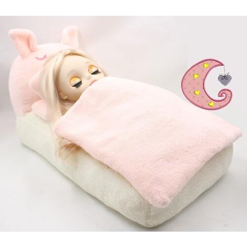 Free shipping for doll, for blyth doll, pink pig bed, pink pig sofa