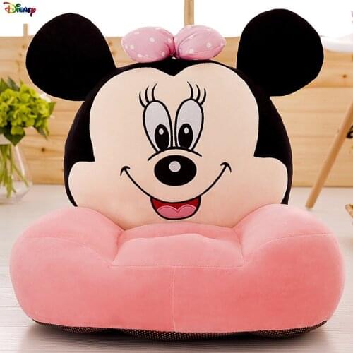 Disney Plush Seat Childrens Toy Sofa Mickey Mouse Minnie Mouse Winnie The Pooh Stitch Angel Cartoon Removable Washable Gift