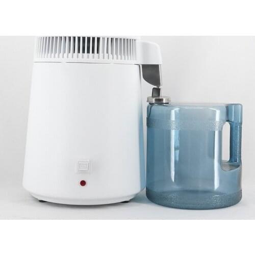 HOOLOO 4L/6L Home Pure Water Distiller 220V Filter Water Distilled Machine Stainless Steel Distillation Purifier Equipment