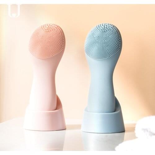 Electric Facial Cleansing Massage Brush Silicone Sonic Face Deep Cleanser Waterproof Skin Tools Face Pore Clean Care