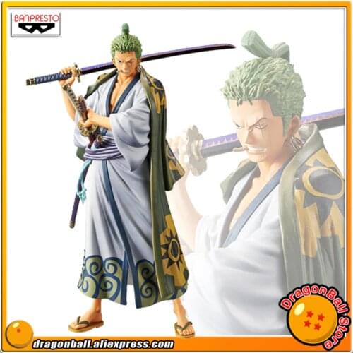 Japan Anime "ONE PIECE" Original Banpresto DXF -THE GRANDLINE MEN- Wano Country vol.2 Collection Figure - Zoro