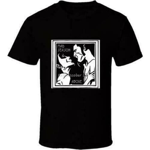 Men cotton tshirt New Mad Season Above Album Cover White Black MenS Shirt Usa Size S-Xxxl Zm1 Free Shipping Light Tee Shirt