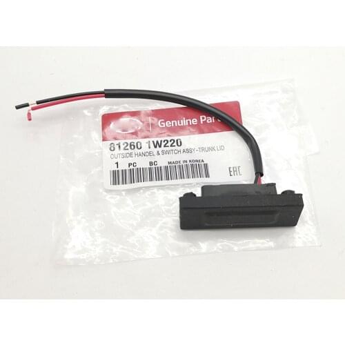 812601W220 10PCS Rear trunk open button boot release switch rear lid trunk opening button for pride 2011-2015 K2 MORNING PICANTO