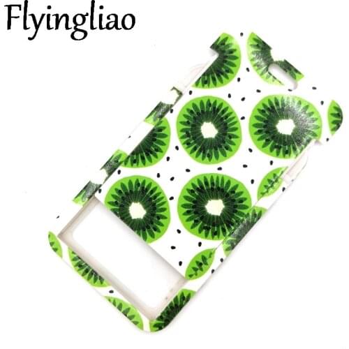 Kiwi Fruit Credit Card ID Holder Bag Student Women Travel Card Cover Badge Gifts Accessories Work Name Card Holder Gifts