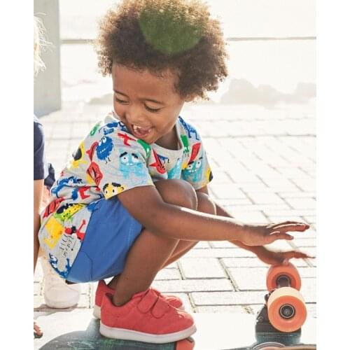 Summer kids sport t-shirt for girls O-Neck Cartoon print T-Shirts For Boys Short sleeve Cotton Tops Tees For Boy top quality