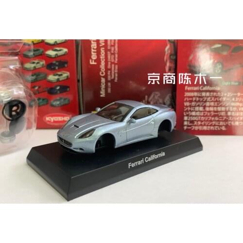 KYOSHO 1/64 Ferrari California Collect die casting alloy F1 RACING assembled trolley model