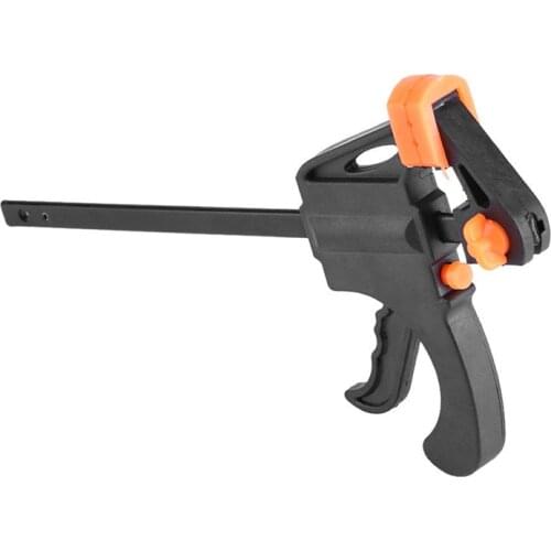 6 Inch length Quick Ratchet Release Speed Squeeze Wood Working Work Bar Clamp Clip Kit Spreader Gadget DIY Hand tool