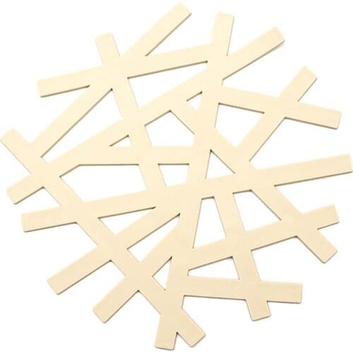 New Insulated Hot Pad Heat Universal Resistant Irregular Rubber Mat Pot Holder Mat Cup Coaster Cup Accessories