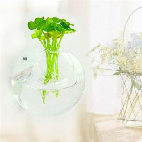 New Hanging Flower Pot Glass Ball Vase Terrarium Wall Fish Tank Aquarium Container Nordic Decoration Home Decor 2021 New