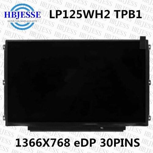 Original 12.5 inch LCD Screen HB125WX1-100 fit HB125WX1-201 LP125WH2-TPB1 B125XTN01.0 for Dell E7240 HP G1 G2 EliteBook 820