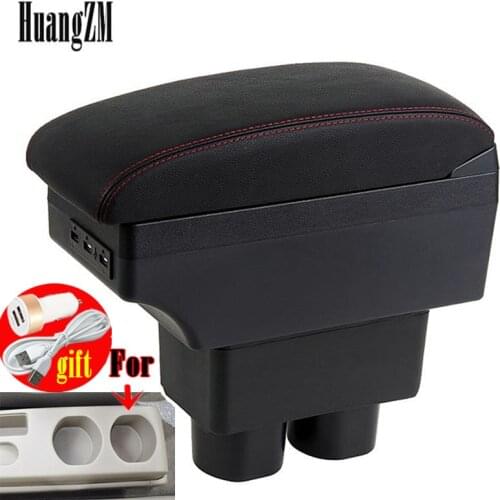 For Nissan Tiida armrest box center Storage box with cup holder ashtray interior accessories parts decoration 2005-2014
