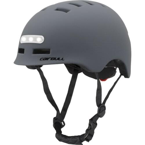 Cairbull City Casual Bicycle Helmet With Front Rear Taillights Road Bike Helmet Sport Safety Helmet Hat Commute Riding Equipment