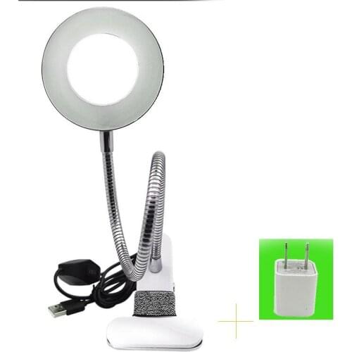 Adjustable Tattoo LED Lamp Makeup Light Lamp Table Clip USB Lip Liner Eyebrow Microblading Eyelash Manicure Tattoo Accessories