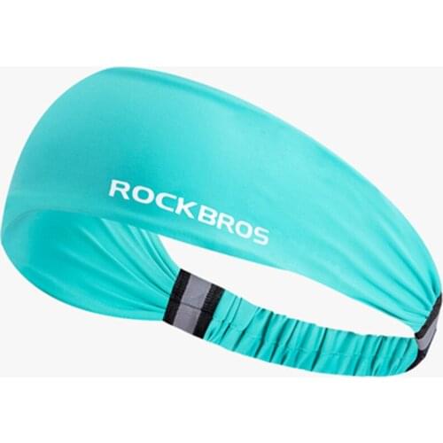ROCKBROS Gym Headscarf Sweat Hair Band Bandage Men Women Elastic Head Band Sport Headband Cycling Running Sweatband Fitness Yoga