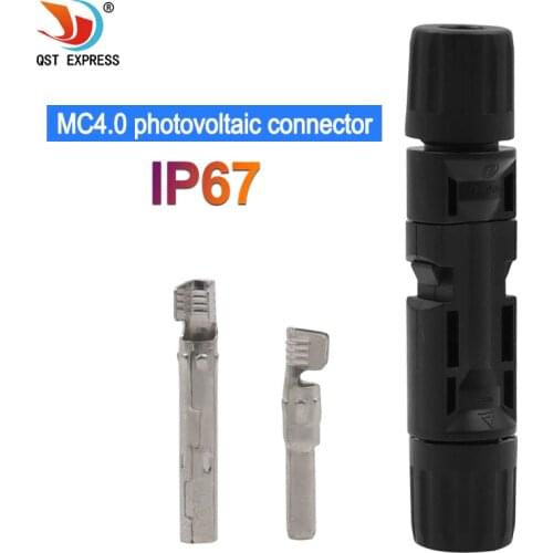 Connector 1 Pair Solar Connectors Solar Panel Connector 30A 1000V Male + Female IP67 for solar cable