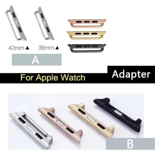 Adapter Connector For Apple Watch band 44mm 40mm 42mm 38mm For iwatch band series 6 SE 5 4 3 2 watch accessories Tool Wholesale