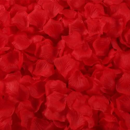 2000PC Simulation rose petals wedding confession decoration hand-spreading flower Valentines day proposal romantic wedding room