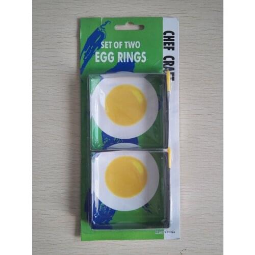 2PCS/LOT Egg Ring Set Square Non Stick Egg Rings