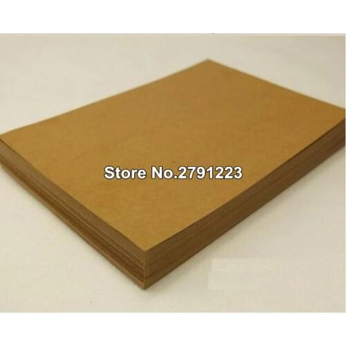 20pcs/lot A4 Wholesale! High quality A4 Thick Brown Kraft Paper Paperboard Cardboard Card Blank