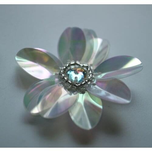 5pcs/lot Flower beaded patches for clothes DIY sew on parch appliques Embroidery applique parch ropa clothing accessory