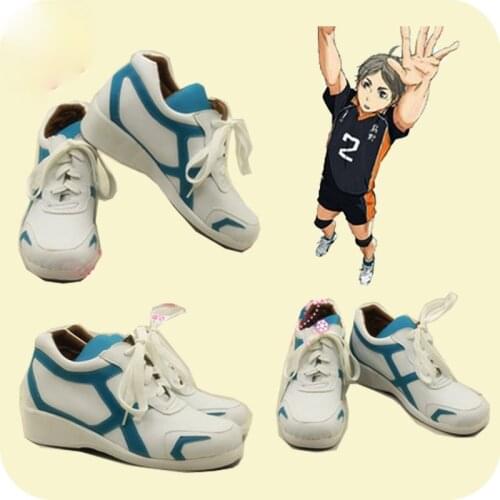Haikyuu sugawara koushi Anime Characters Shoe Cosplay Shoes Boots Party Costume Prop
