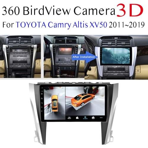 For TOYOTA Camry Altis XV50 2011~2019 Car Multimedia GPS Radio Navigation NAVI Player Integrated CarPlay 360 BirdView 3D
