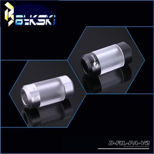 Bykski B-FIL-PA-V2, Matte Acrylic Filters, G1/4 Multiple Colour Female To Female Water Cooling Filters