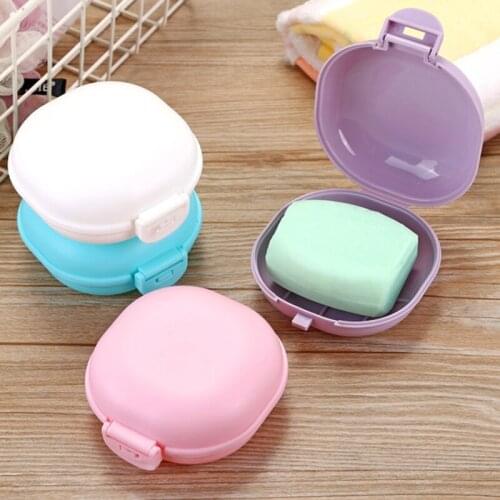 Household 1Pc New Home Convenient Soap Box Home Shower Tourist Soap Bottle Drying Facility Travel Soap Dish Travel Supplies