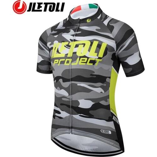 JLETOLI Pro Bike Jersey for Men Road Cycling Short Sleeve Mtb Bicycle Top Shirts Breathable Riding Suit Mens Sports Clothing