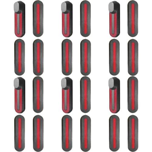 24Pcs/ 6Set for Xiaomi M365 Electric Smart Scooter Wheel Hubs Cap Protective Shell Case with Sticker Decals