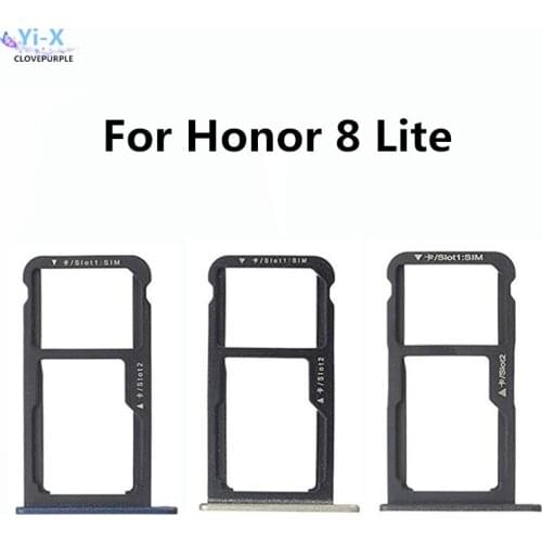 SIM Card Tray For Huawei Honor 8 lite Sim card Slot Holder Adapter for Huawei Honor 8 lite / P8 Lite 2017