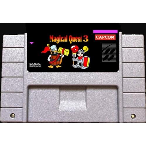 Mickey to Donald - Magical Adventure 3 USA -NTSC version 16 bit 46 pins video games
