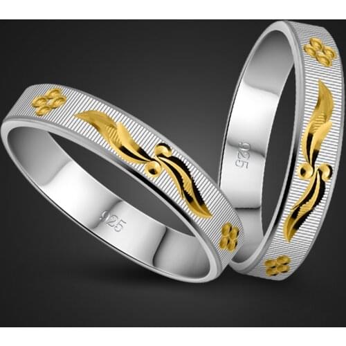 Fashion Silver Jewellery 925 Sterling Silver Ring Engraving Design Solid Silver Ring Male/female Ring Charm Birthday Gift bijoux