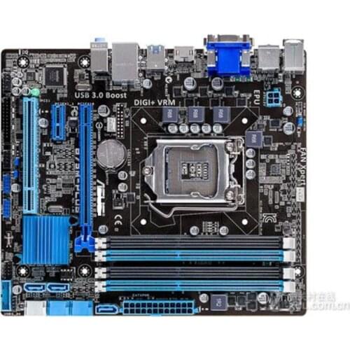 Desktop Motherboard for Asus B75M-PLUS B75 Socket LGA 1155 i3 i5 i7 DDR3 16G uATX UEFI BIOS Original Used Mainboard On Sale