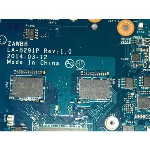 BiNFUL NEW ITEM..ZAWBB LA-B291P BUILD-IN A6 PROCESSOR LAPTOP MOTHERBOARD FOR LENOVO B50-45 + VIDEO CARD 90 DAYS WARRANTY