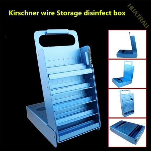 Animal orthopedic instruments Kirschner wire box intramedullary needle storage disinfection box bone traction needle steel needl