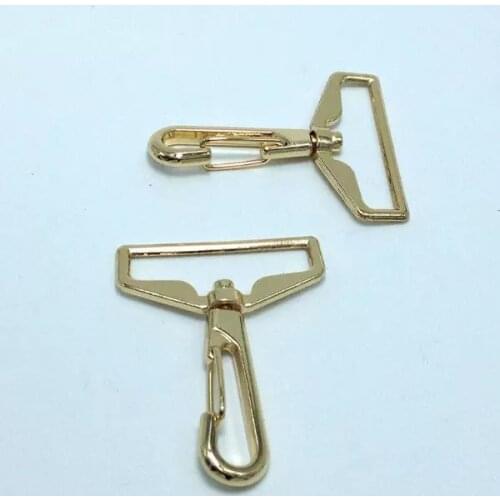 1 1/2"(38mm) Polished Gold Swivel Snap Hook
