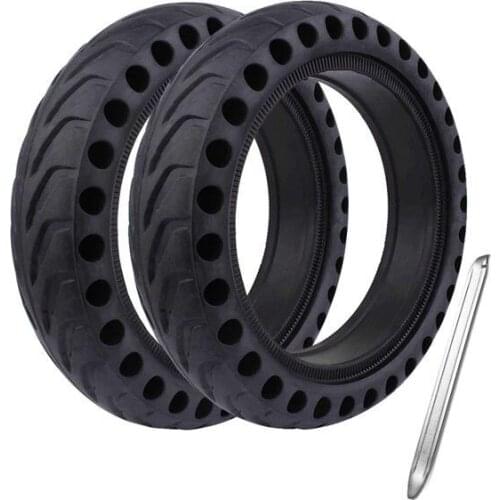Best Selling Durable Tire 8.5" Rubber Solid Tire Scooter Damping Rubber Tyres Skateboard Shock Absorber Wheel For Xiaomi M365