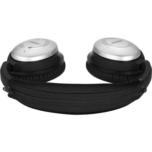 Replacement Head Band Protector with Zipper [ Easy Installation ] for Bose QuietComfort 15, QuietComfort 2 Headphones