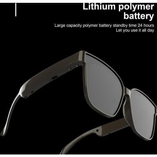 Smart Sport Sunglasses Wireless BT 5.0 Wireless Stereo Audio Music Sound Sunglasses Sports Headset Headphone With Mic