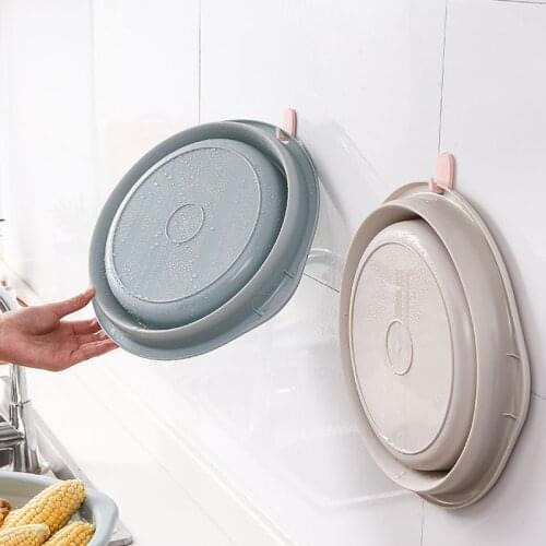 Outdoor Folding Wash Basin Camping Foldable Basin Collapsible Washing Bucket Travel Folding Washbasin Bathroom Accessories