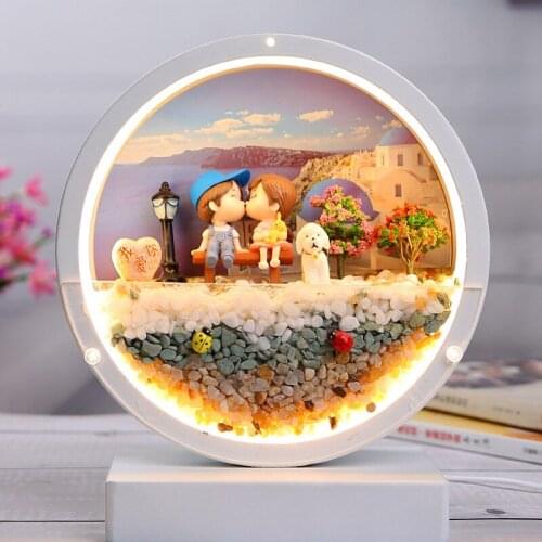 Eternal flower table lamp ornaments Valentines Day gifts wedding gifts to new girlfriends birthday creative gifts