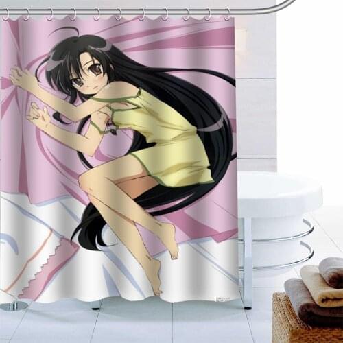 Shakugan no Shana Shower Curtain Palm Decor Waterproof Polyester Fabric Bath Curtain 180X180cm Eco-friendly Bathroom Curtain