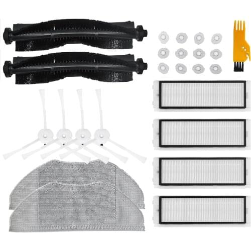 Main Brush Hepa Filter Side Brushes Mop Cloth for 360 S5 / S7 Robot Robotic Vacuum Cleaner Sweeper Replacements Parts