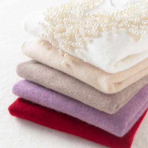 Adishree 2021 woman winter 100% Cashmere sweaters and autumn knitted Pullovers High Quality Warm Female thickening V-neck