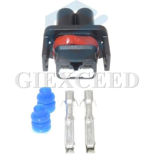 2 Sets 2 Pin 7223-6527-30 Auto Electric Housing Plug Vehicle Waterproof Wiring Cable Socket Connector