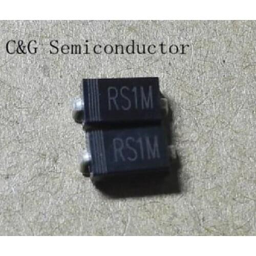 20pcs RS1M DO-214AC SMA FAST RECOVERY RECTIFIER 1N4937 FR107 SMD