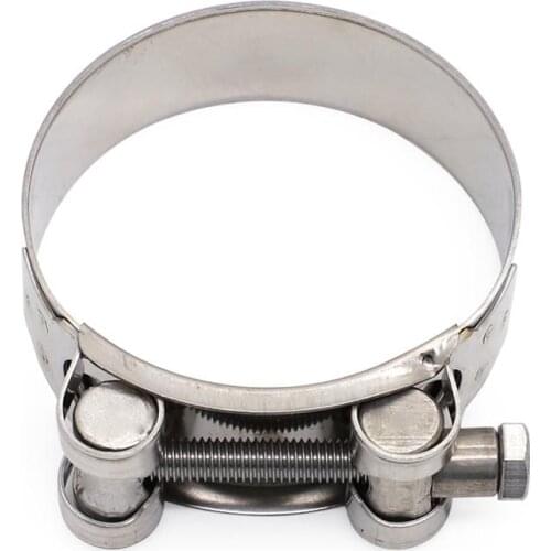 60mm - 63mm 2.36-2.48in Universal Stainless Car Motocycle Muffler Silencer Clamp Hose silicone Exhaust Band Pipe Clamp Clip