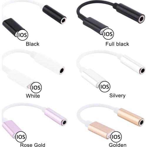 Adapter For iPhone to 3.5mm Headphones Adapter For 11 Pro Max /XS/XR/X/8 Aux 3.5mm Jack Cable For ios Adapter Accessories