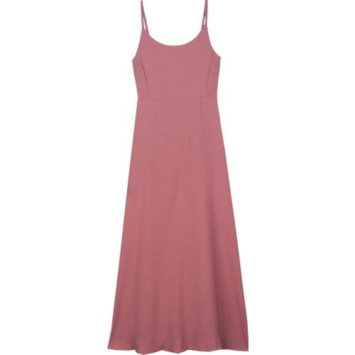 B2561 2020 spring summer new vintage Hong Kong style women fashion bow tie with backless chiffon halter dress cheap wholesale